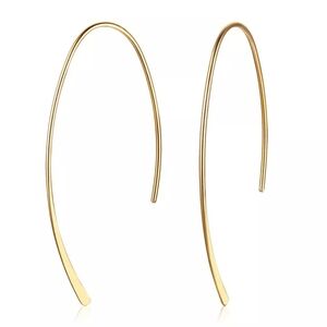 Geometric Stainless Steel Gold Toned Earrings